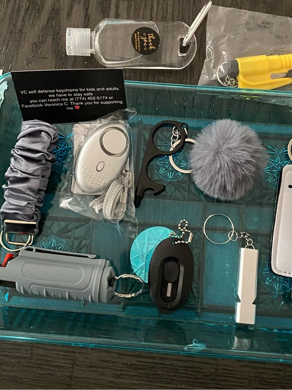 Pink Accessory Kit for Cell Phones & Keys - Assorted Pink Essentials